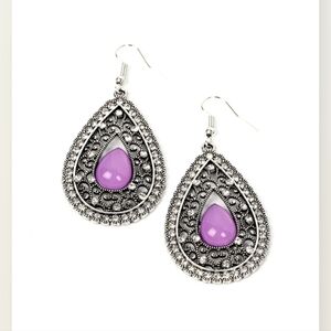 Cloud Nine Couture - Purple Earrings